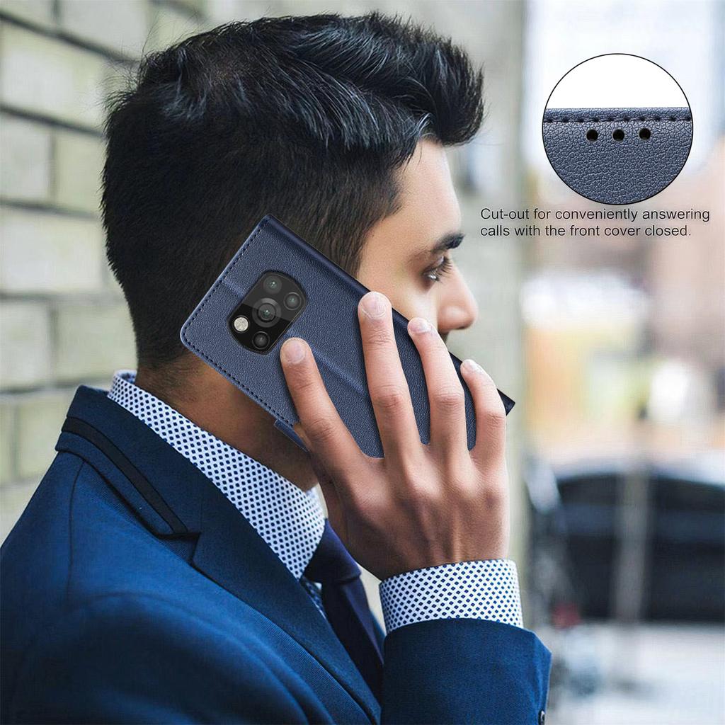 RFID Blocking Lichee Pattern PU Leather Card Slots Wallet Phone Case for Xiaomi Redmi 10,POCO X3 NFC,POCO C31,13C,Note 10,Note 11,Note 12,Note 13...