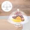 Cake Stand With Dome Clear High Foot For Wedding Party Dessert Display Cake Serving Tray Fruit Snack Plate Bakery Display
