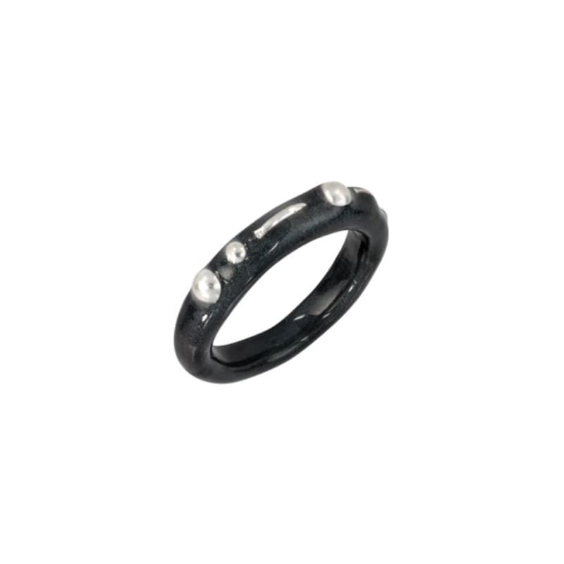 Nff Jet Black Ring-black