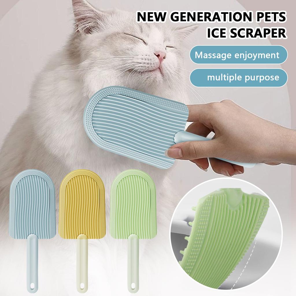 Cat Tongue Comb, Celery Cat Tongue Comb, Cat Tongue Brush, Celerypets Cat Tongue Comb, Pet Ice Cream Massage Comb, Pet Grooming Brush, Easily R
