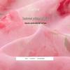 Demana Gentle Rose Chiffon Print Dress