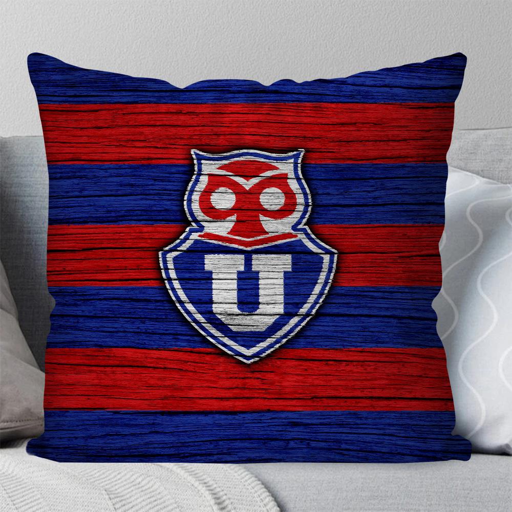 Chile U-University Club B Pillow Case Square Pillow Bedroom Sofa Leisure Comfort Cushion Car Living Room Home Decoration 40X40