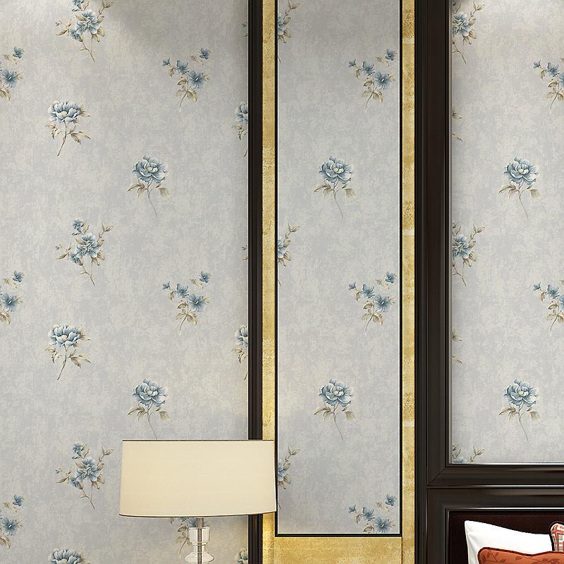 Light Purple 3D Floral Embossed Wallpaper for Bedroom, Living Room, Hotel, or Beauty Salon