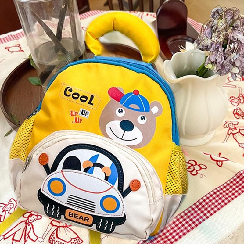 

Детский мультяшный рюкзак с медведем для возраста 3-6 лет 23x13x24 cm жёлтый