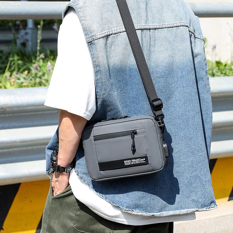 Men's Bag Oxford Shoulder Bag Large Capacity Waterproof Crossbody Bag Handbag