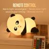 LED Bedside Light Panda Touch Lamp Rechargeable Silicone Night Light Bedside Lamp Cute Nursery Night Lamp For Kids &