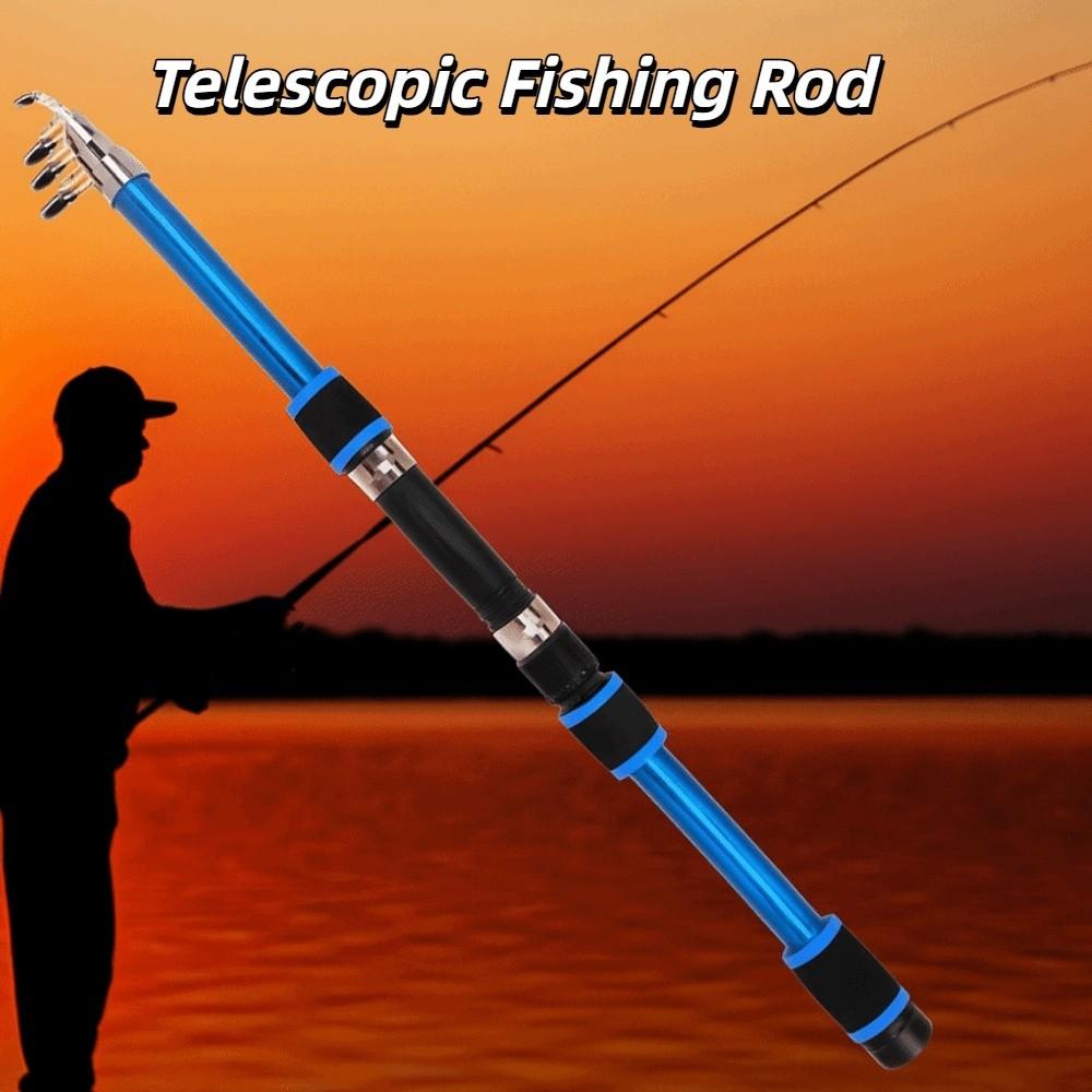 Spinning Mini Fishing Pole Hard Fishing Hand Pole Small Telescopic Fishing Rod Set Fishing Tackle