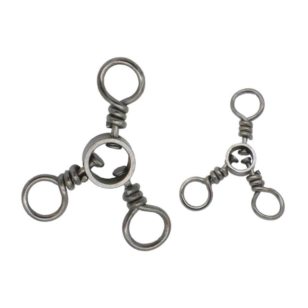 Fishing Tackle Accessories Fishing Connector Swivels Crossline Swivels Trolling Line Connector 3 Way Fishing Swivels