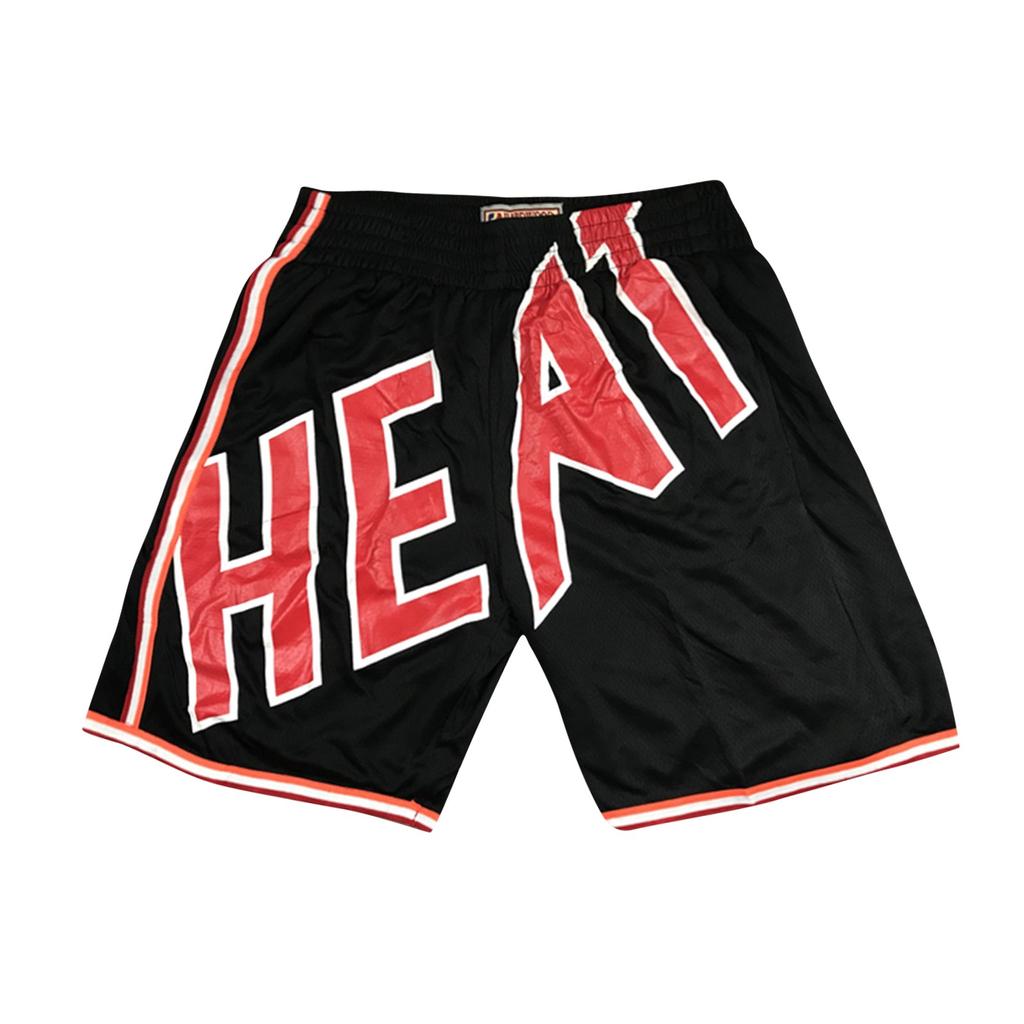 Kurze Basketball-Shorts mit Retro-Stickerei und Kordelzug, Trainingsshorts