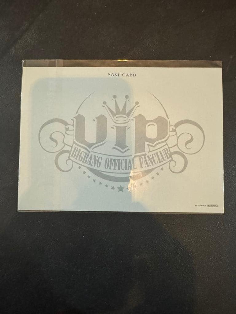[USED] BIGBANG TOP Postcard Top Top Random Card Not for Sale Official