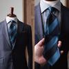 [Y&TAILOR] Necktie, Kyoto Tango-made, 100% Silk, Striped, Brand Name, High-Quality, Made in Japan, Perfect for Weddings and Gifts, Y&TAILOR (Rep &