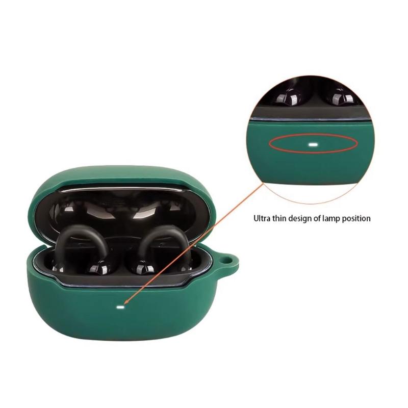 Flexible Guard Shockproof Shell Headphone Sleeve Water Resistance Housing Antidust Washable Soft Cover Case for Ear Clip