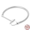 Sale 925 Silver Bracelet Love Bracelet Ladies Jewelry Suitable For Original Design Beaded Bracelet Handmade Diy Jewelry