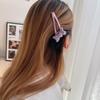 New Design Sweet Bow Hair Clip, Cute Resin Crystal Bangs Barrettes for Girls & Women, Heartwarming Hairpins for Flyaways