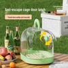 Parrot Travel Cage: Transparent, Handheld, High-End for Cockatiels & Budgies