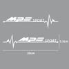 Car Styling 2pcs Car Side Window Body Decoration Stickers For Mazda Axela Atenza CX-3 E CX-5 CX-8 MS Demio MPS 3 6 Car Accessories