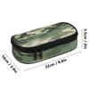 Pencil Bag Roomy Interior Zipper Closure Durable 300D Polyester with Mesh Pocket Removable Divider and Pen Slots for Boys Girls
