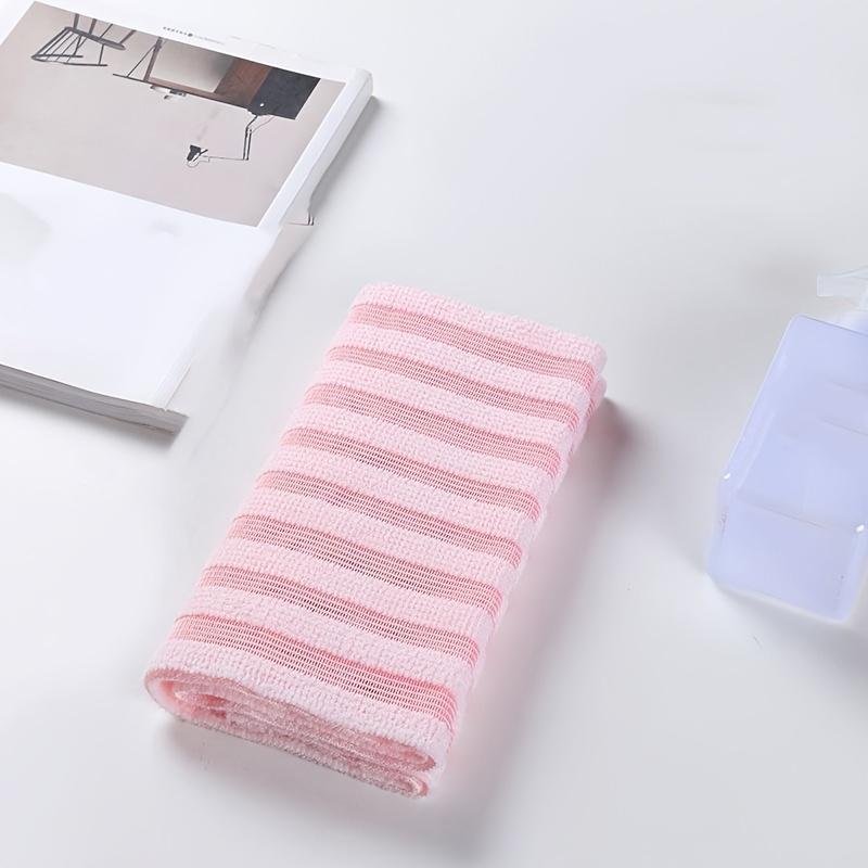 

1pc Extra-Large Thick Men s Long Strip Exfoliating Mitt: A Powerful Dirt-Removing Tool for Effective Dead Skin Removal розовый