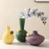Colored Geometric Sphere Glass Vase Flower Vase Flower Arrangement Accessories Hydroponics Terrarium Home Decoration