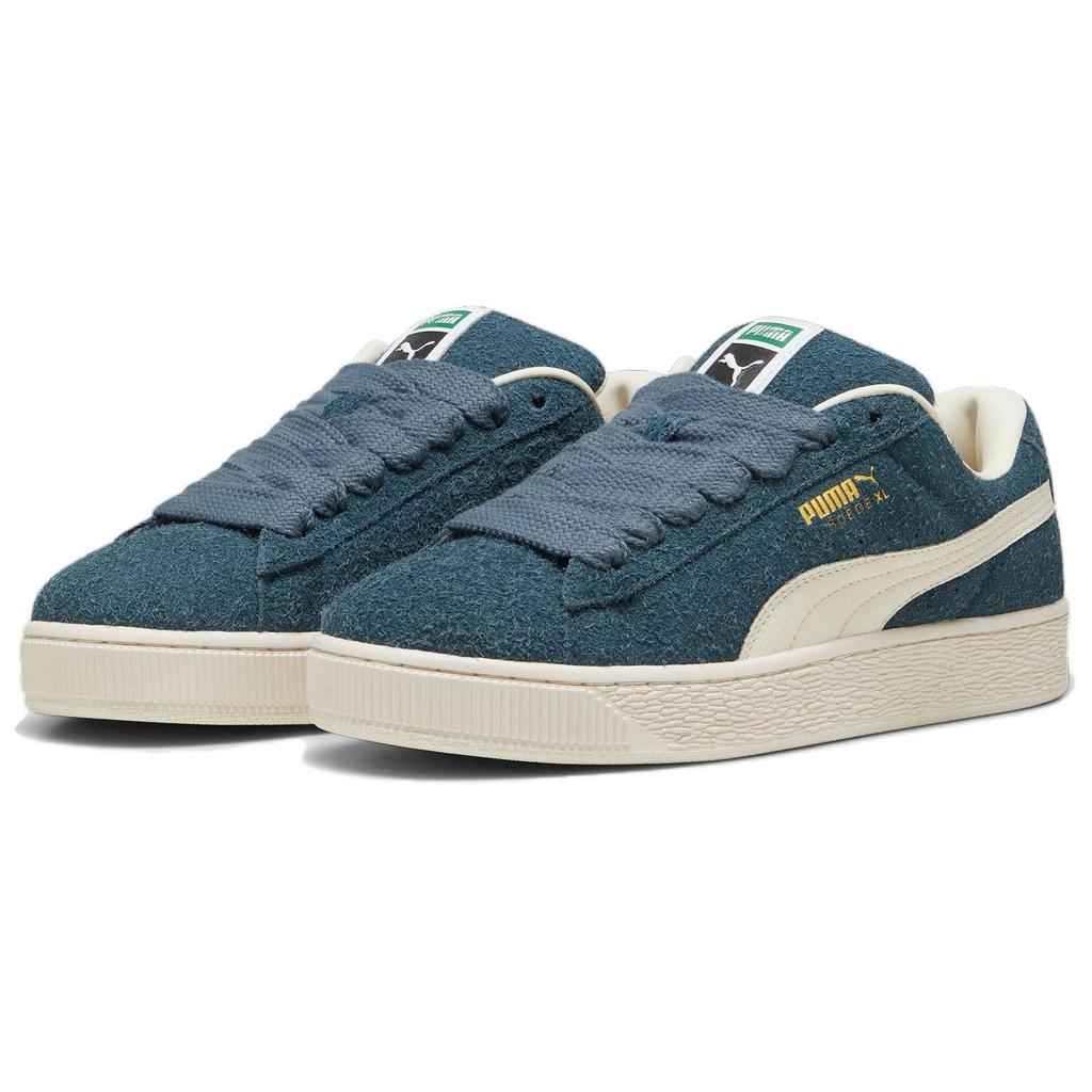 Puma Suede XL Hairy - Club Navy Men Sneakers Blue Frosted-Ivory 397241-03