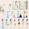 Paper Magnetic Dress Up Baby Repeatable DIY Sticker Decoration Toy  Child