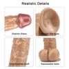 Brown Female Masturbator Generations Healthy Soft Glue Huge Realistic Dildo Suction Cup for Women Big Dick Sex Toys Shop