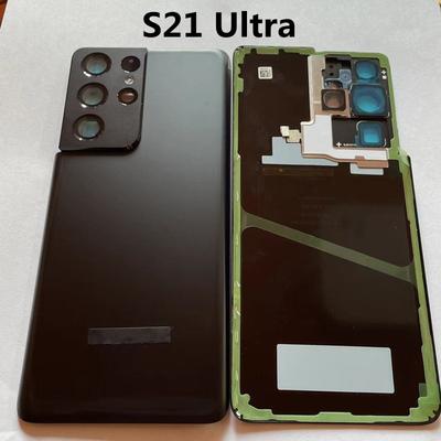 Back Glass Replacement For Samsung Galaxy S21 Ultra SM-G998FD Battery Rear Door Cover with Camera Lens CE Logo