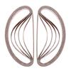 100pcs Replacement Power Finger File Medium Grit Abrasive Sanding Belts  Straight Blade Cutting