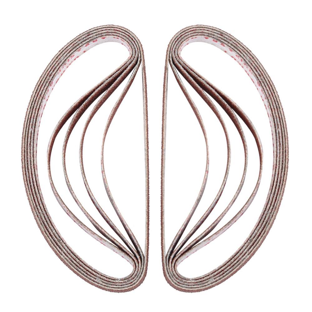 100pcs Replacement Power Finger File Medium Grit Abrasive Sanding Belts Straight Blade Cutting