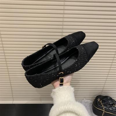 Modne płaskie buty damskie Mary Jane Wiosna i Jesień Nowy Styl Płaskie Podeszwy Kwadratowy Nosek Casualowe Buty Damskie Plus Size