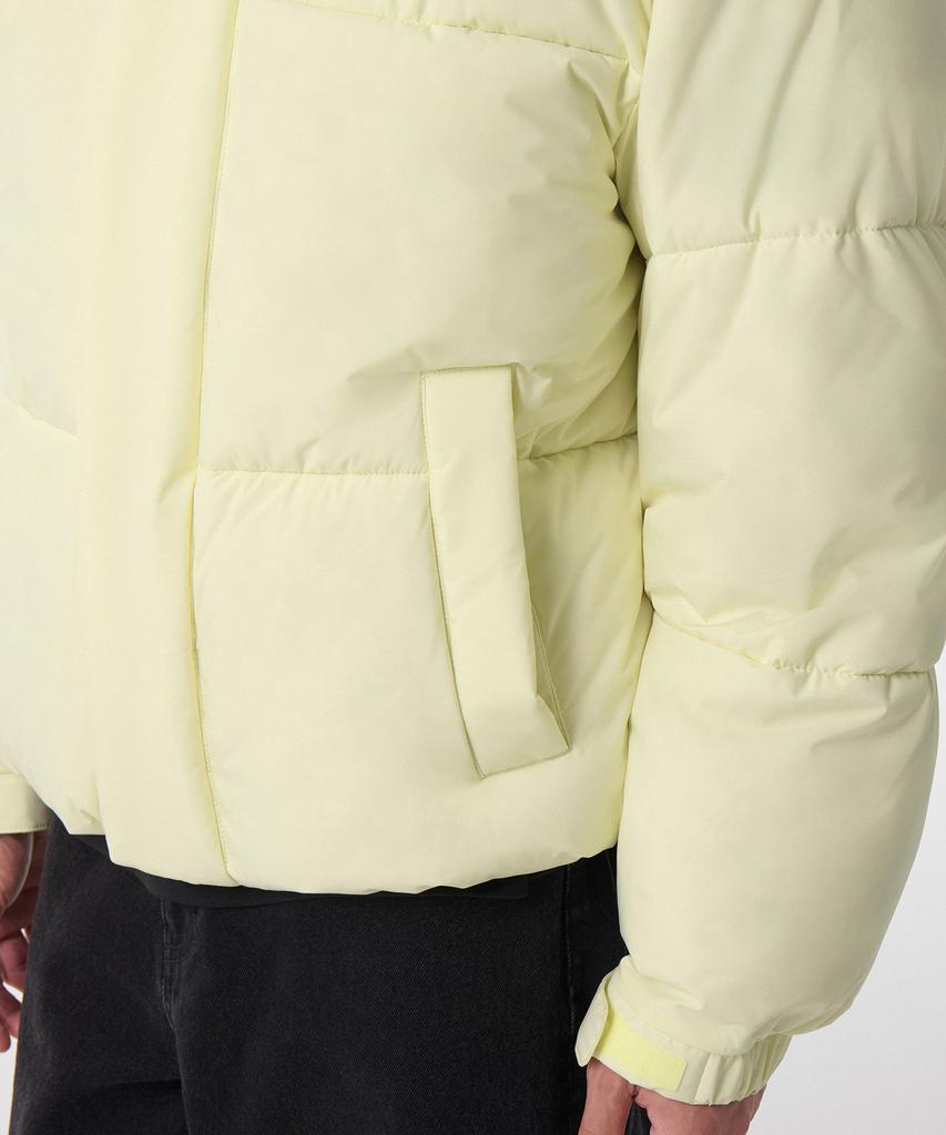 Musinsa Standard Daily Puffer Hooded Short Padded Jacket [Lemon]