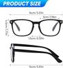 OYOSONABYMY 3Pcs Blue Light Blocking Glasses, Computer Glasses for Men, Unisex Glasses for Women, Fashion Daily Glasses, Multi-Color Frames Eyewe