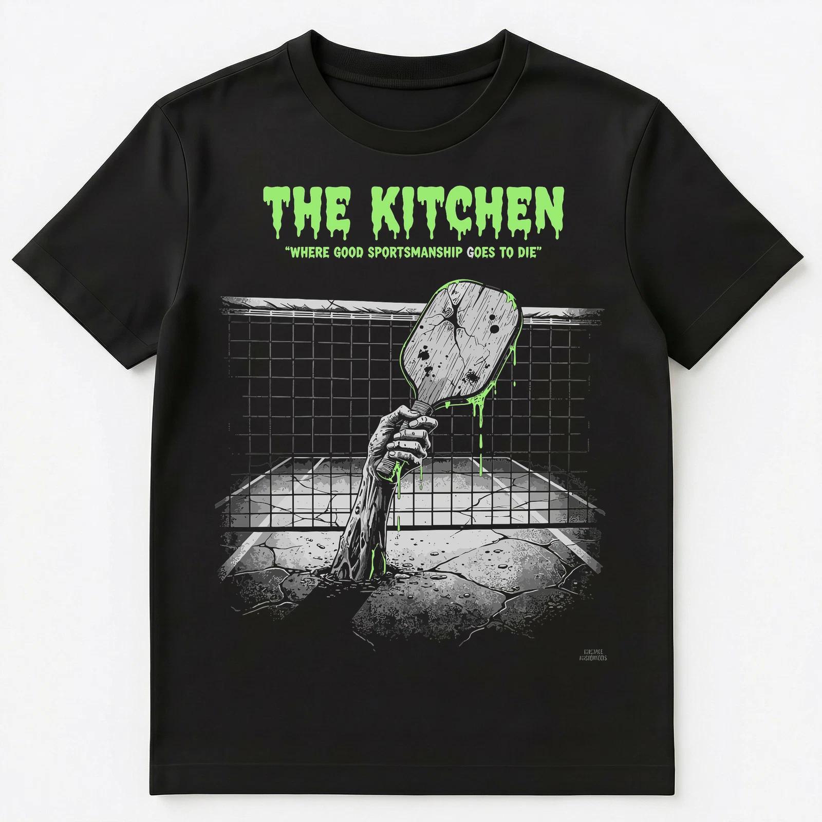

Pickleball Player Competitive Kitchen Zone Sports Unisex T-Shirt XL