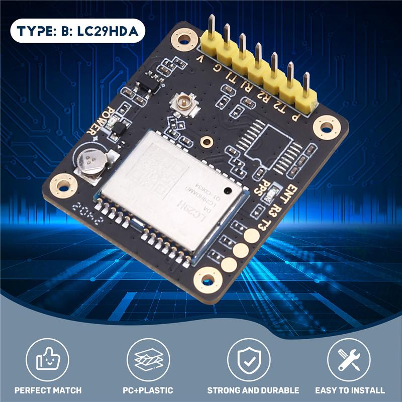B03B-High Precision RTK Base Station Board Quectel LC29H Dual Frequency L1/L5 Positioning Module Output RTCM Data