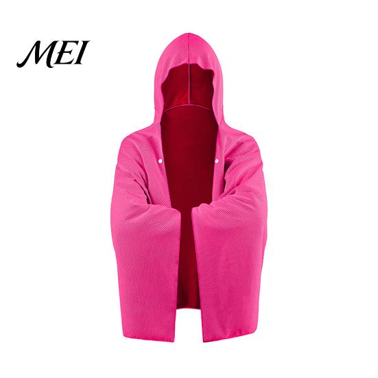 Summer Heat Relief Towel Cooling Cloak, Hooded Cool Cape, Beach UV Protection Cape Instant for Men Women Yoga Camping Quick Dry