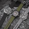 20mm 22mm 24mm Canvas Silicone Strap for Seiko Diving Waterproof Rubber Nylon Quick Release Watch Band for Swatch X Blancpain
