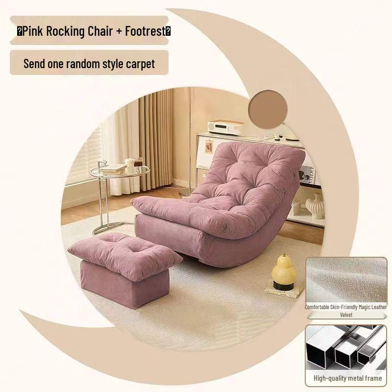 Comfort Rocking Recliner: Living Room, Bedroom, Balcony Single Sofa for One