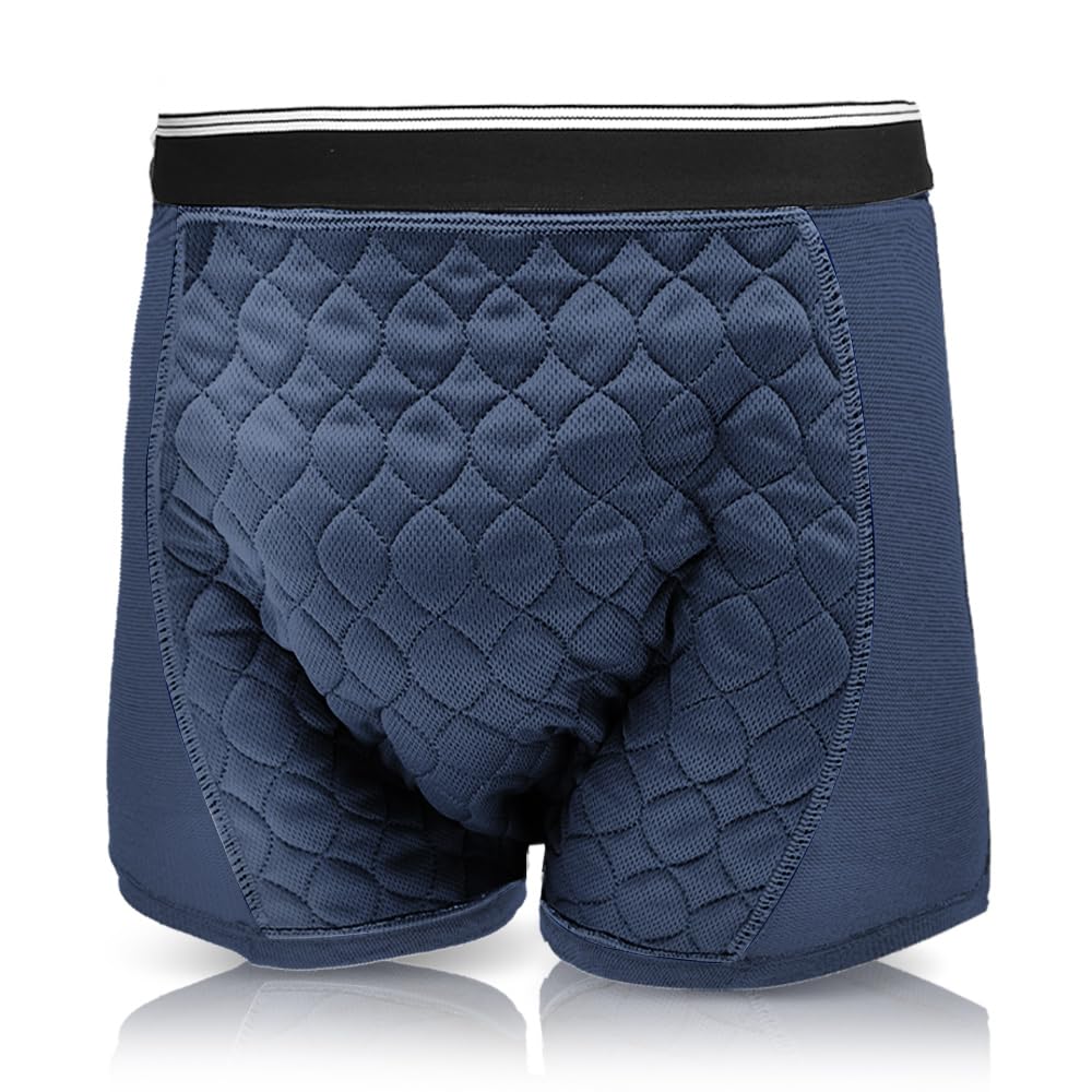 

Недержание Предотвращает Мочевые 500cc Дезодорирующие МЕГА Прокладки в Японии с Чистыми 1 Мужскими Трусами, Протекание, Уход, [Сделано Oasis] (Темно-синий, 3 л, Подкладка)