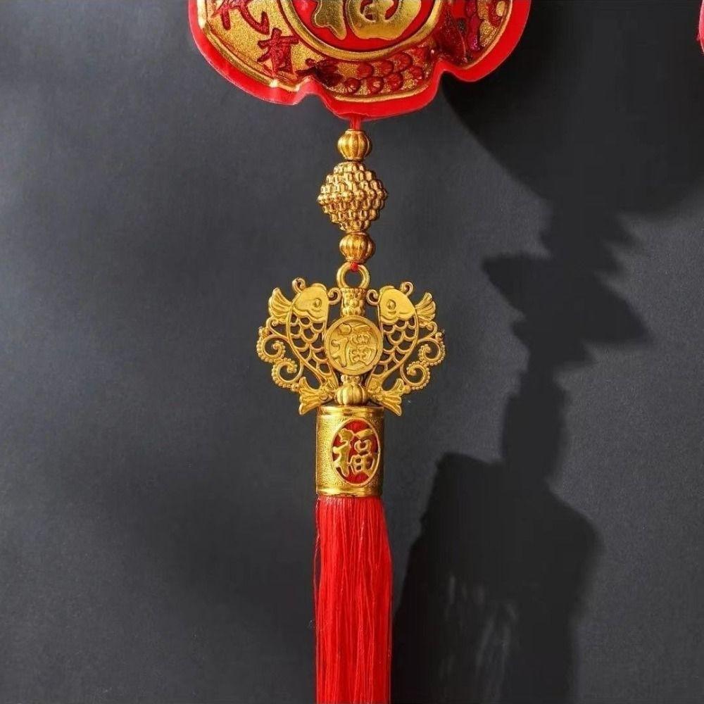 Traditional New Year Ornaments Creative Exquisite Hanging Decoration Reusable with Tassel Spring Festival Pendant Living Room