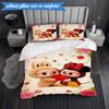 Labu-bu Friends Adventure 3pcs K-pop music group Bedding set,Ideal for Bedroom, Dormitory,Including Duvet Cover And 2pcs Pillowcases,Fan gifts