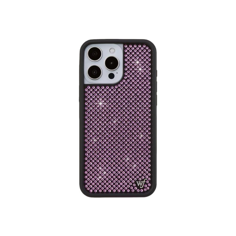 

Wildflower 2025 New Cherry puppy Phone Case Flash Diamond For iPhone 17 Pro Max 12 13 14 15 plus 16 Pro Cover 3D WF Cartoon Case For iPhone 15 plus