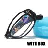 Fashion Anti Blue Light Far Sight Glasses Ultra Light Unisex Folding Presbyopic Eyeglasses New Printed Design