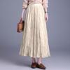 Women's Elegant Printed Flowy A-Line Maxi Skirt