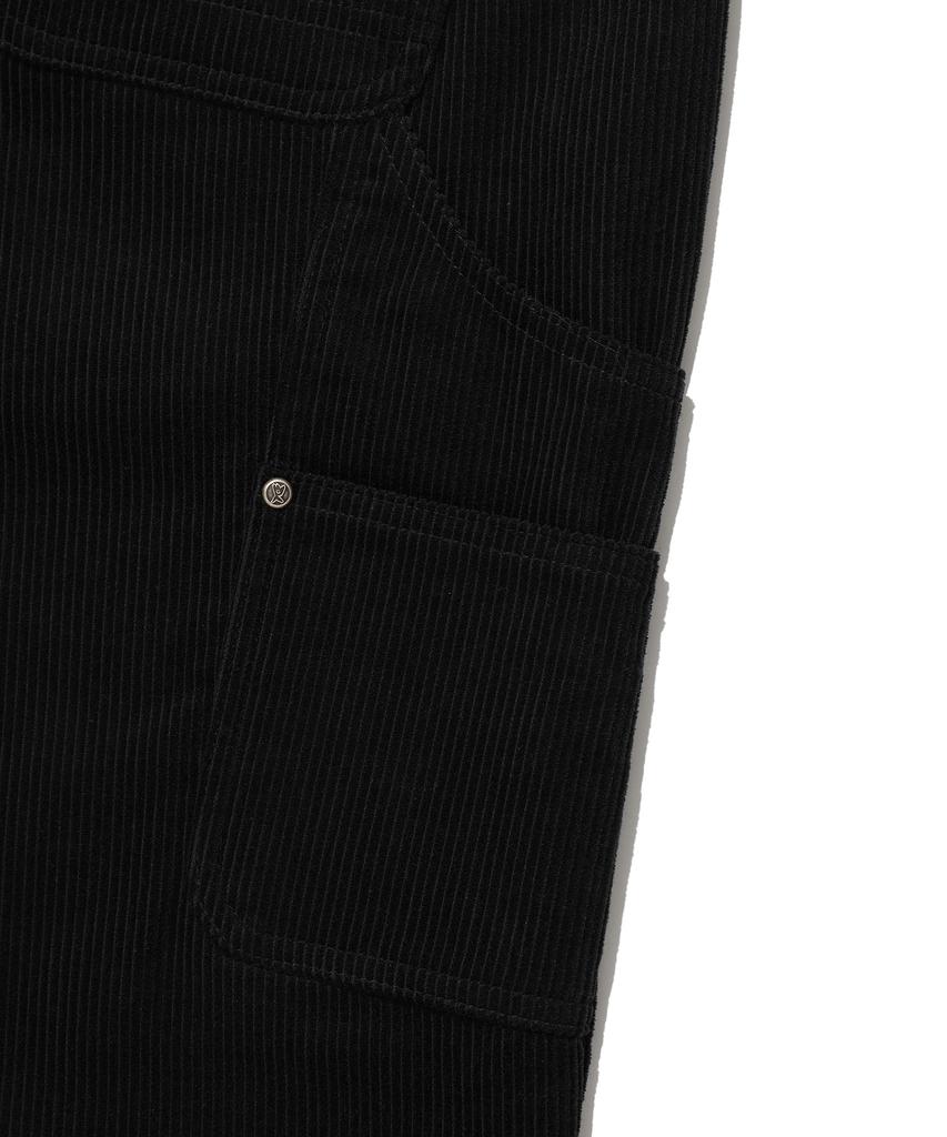 WACKY WILLY Corduroy Carpenter Pants Black