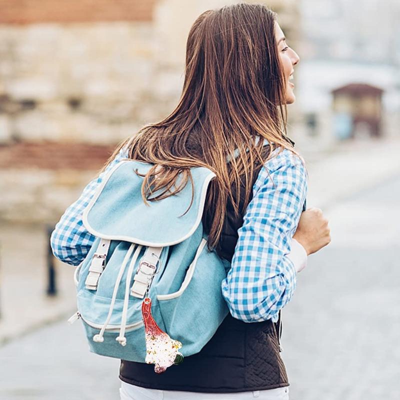 Craft Epoxy Mold Handmade Jewelry Pendant Resin Casting Moulds Dwarf Doll Gnome Keychain Resin Mold Silicone Texture