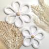 2pcs Bohemian Daisy Flower Wall Decoration Woven Daisy Flower Decorative Wall Bohemian Daisy Kindergarten Decoration Daisy Flowe