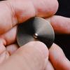 Edc Stainless Steel Desktop Coin Decompression Gyro Good Luck Fun Pocket Toy Adult Rotating Gyro For Stress Relief