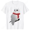 Cute Potter Cats Women T-Shirt Fashion Plus Size Unisex Tshirt Harajuku Short Sleeve Top Tees O Neck Mother Gift Female Clothing