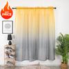 2026 Neue Farbverlauf-Tüllgardinen für Wohnzimmer Schlafzimmer Voile-Gardinen zur Fensterdekoration Organza-Paneele Heimdeko Vorhänge