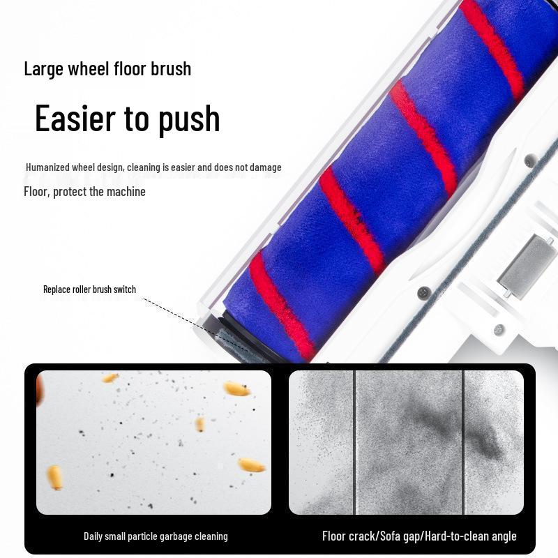 Compatible Soft Velvet Roller Head for Dreame V8/V9B/V10/V11 Cordless Vacuum Cleaners